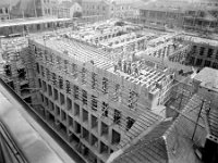 Izgradnja Uprave gradskih poduzeća (današnji HEP), Gundulićeva 1933. godine